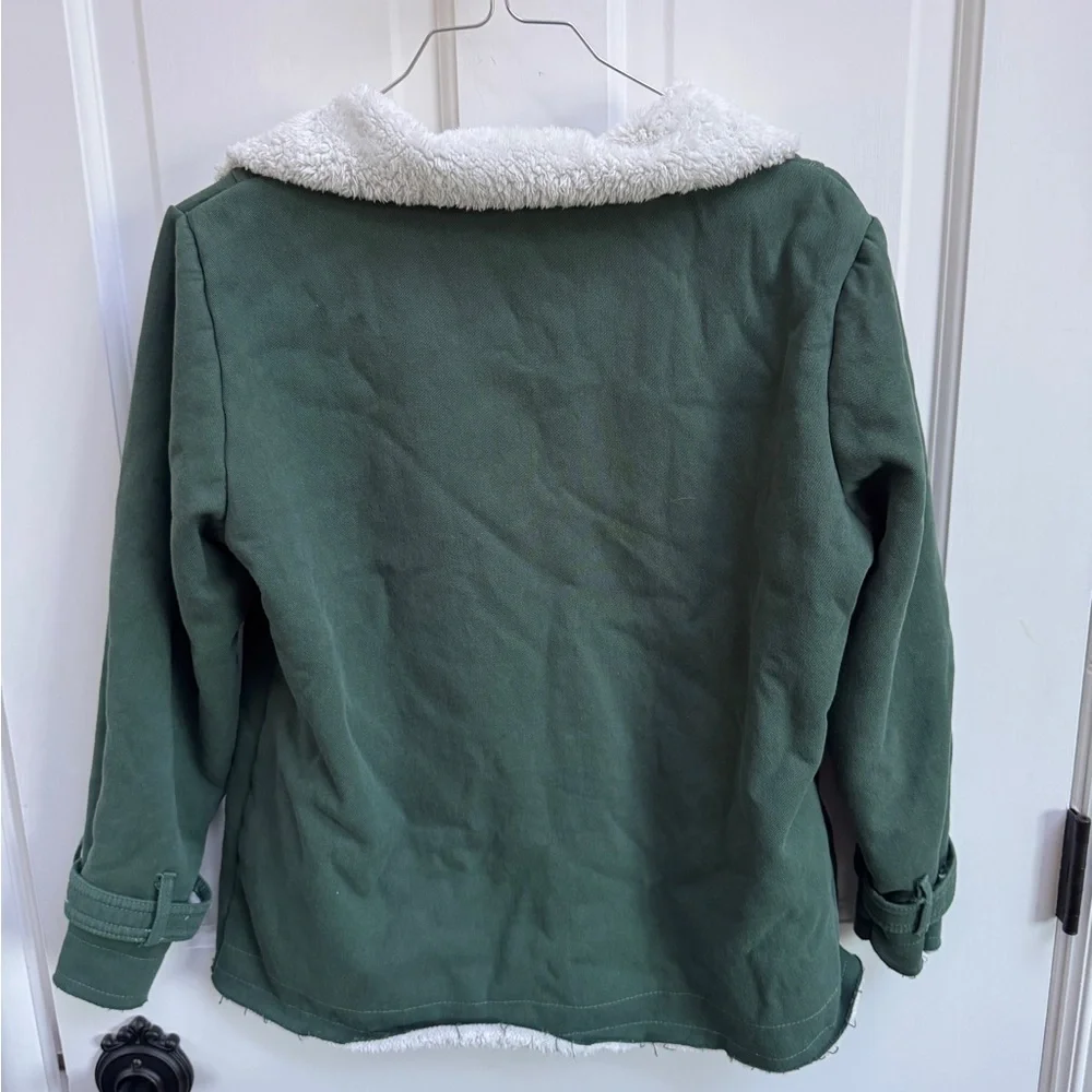 Carhartt Women’s Size Small Green Utility Jacket with Sherpa Lining - Picture 9 of 9